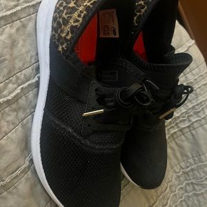 Black and Cheetah New Balance Sneakers